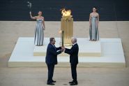 2026 Winter Olympics Flame Handed to Milan-Cortina Organisers