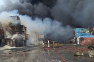 Iran’s President Visits Site of Port Blast That Killed 40