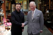 Ukraine's Zelensky Meets King Charles