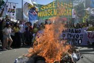 Bolsonaro Backers Rally to Praise Trump for Brazil Pressure