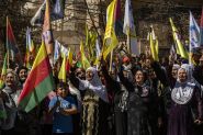 Thousands of Syrian Kurds Rally for Decentralization