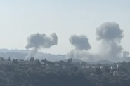 Israeli Airstrikes Hit Nabatieh, South Lebanon 