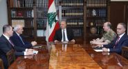 Presidential Palace Hosts High-Level Security Meeting on Palestinian Camp Disarmament 