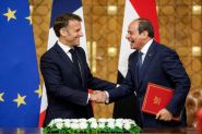 Macron Says Opposes Any Displacement, Annexation in Gaza, West Bank