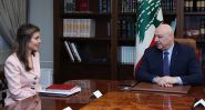 Ortagus Begins Lebanon Visit at Presidential Palace