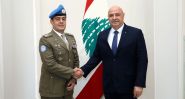 President Aoun Meets New UNIFIL Chief, Reaffirms Commitment to Resolution 1701