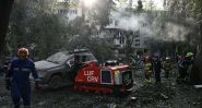 Rescuers Search Rubble After Russian Strikes on Kyiv