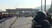 Hundreds of People Queue at the Syria-Turkey Border