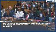 US Vetoes UN Security Council Resolution Calling for Gaza Ceasefire