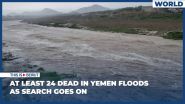 At Least 24 Dead in Yemen Floods as Search Goes on