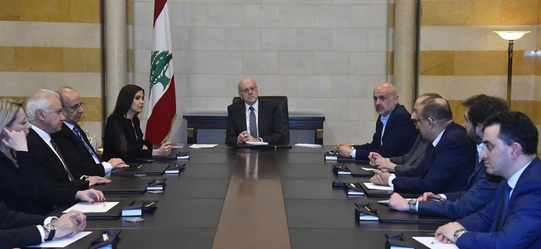 Mikati Holds Two Meetings on the Illegal Syrian Presence