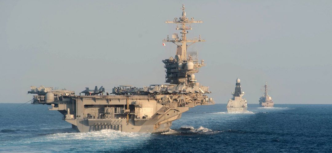 US Orders Carrier Group to Hasten Middle East Arrival