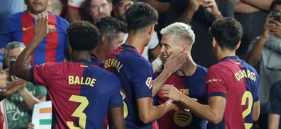 Olmo Clinches Barca Comeback Win at Rayo on Debut