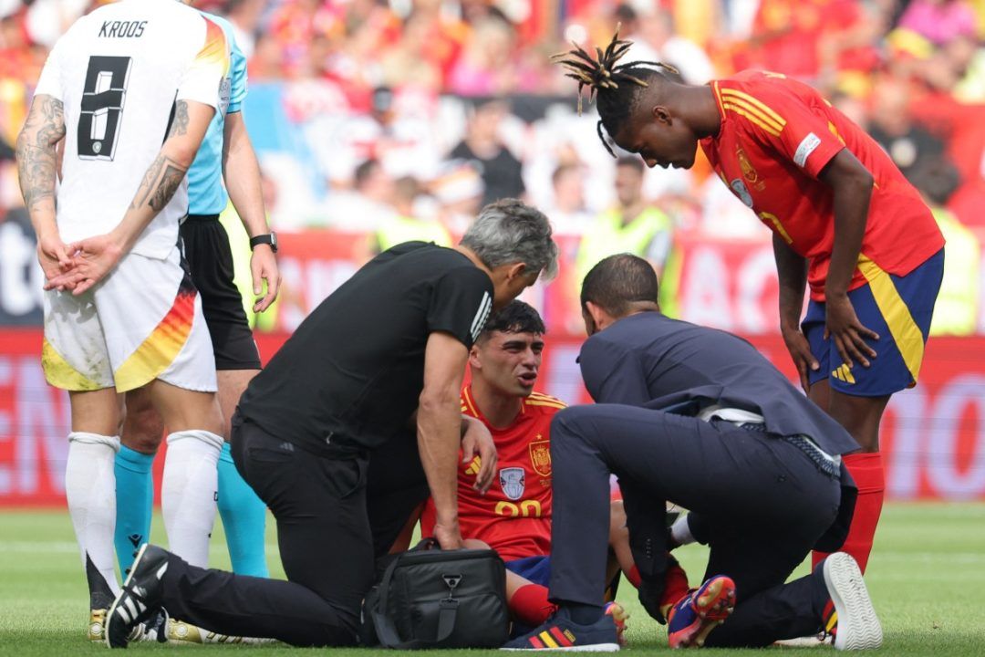 Spain’s Pedri to Miss Rest of Euro-2024 Due to Knee Injury