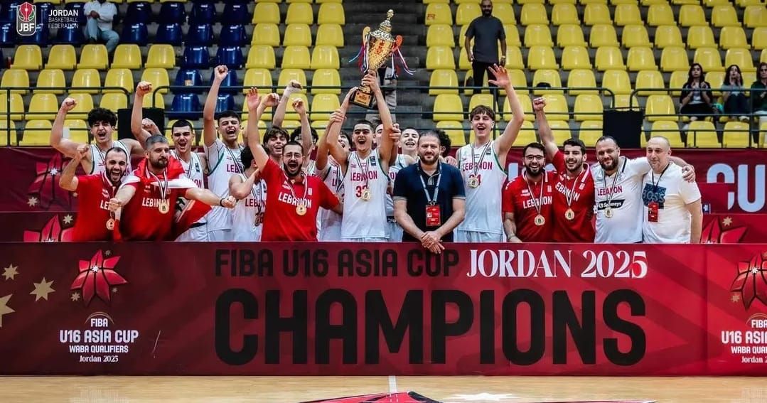 Basketball – U16: Lebanon, Kings of West Asia
