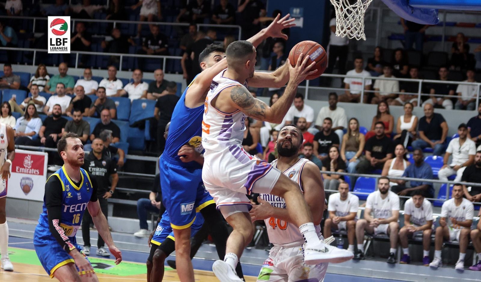 Basketball: Riyadi Dominates Beirut Club and Claims the “Regular Season” Throne