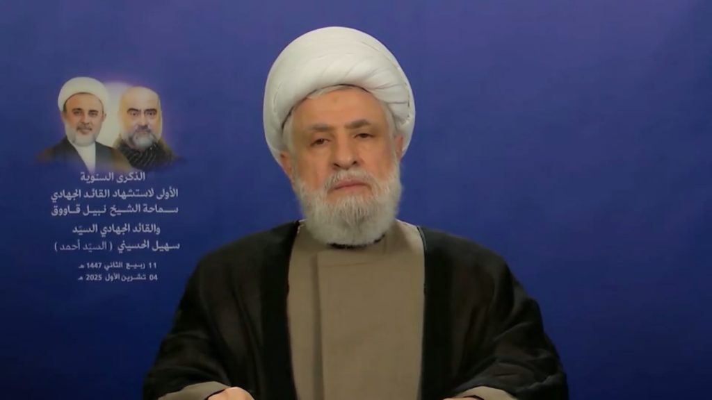 Naim Qassem Blasts Trump’s Plan and Criticizes the Lebanese Government