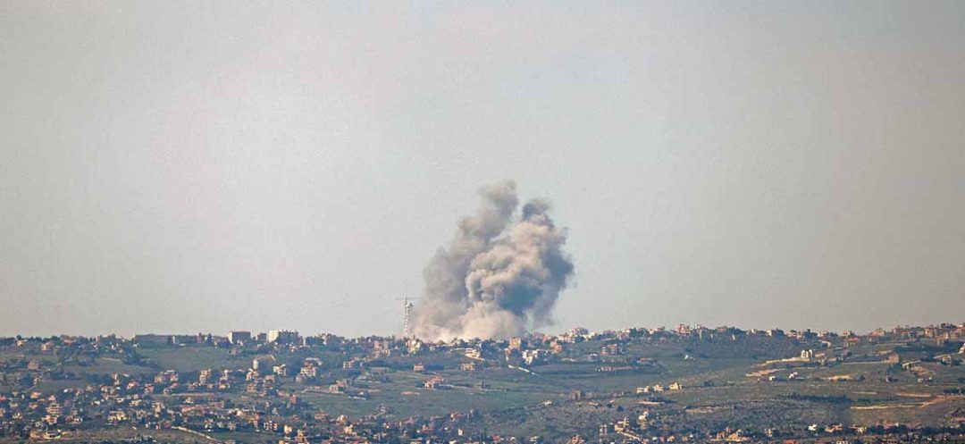 South Lebanon: LAF Site Under Israeli Fire