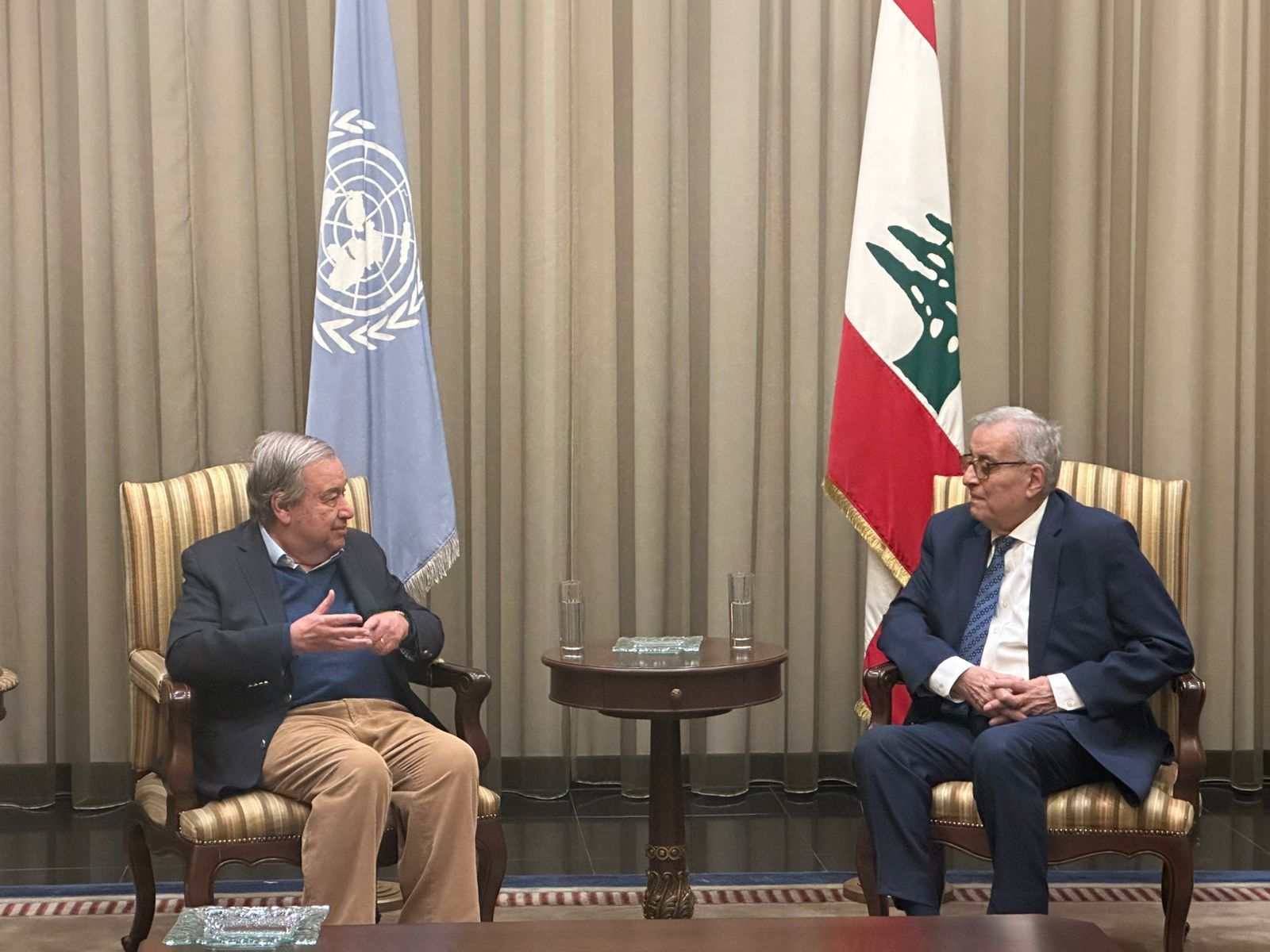 UN Chief Antonio Guterres in Lebanon on 'Solidarity Visit'