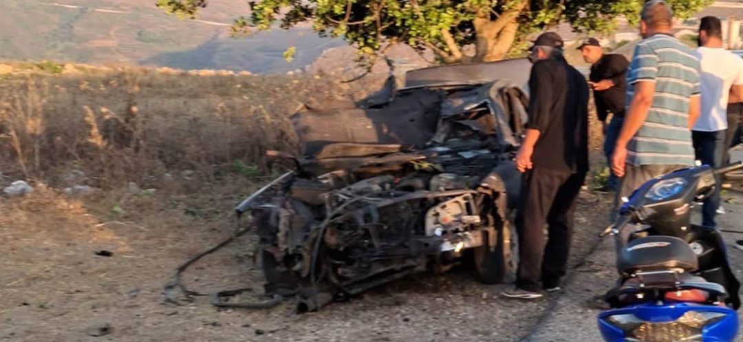 Israeli Drone Strikes Car in Nabatiyeh