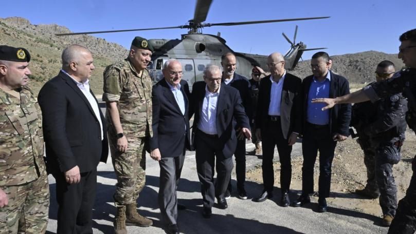 Nawaf Salam on Security Tour in the Bekaa Region