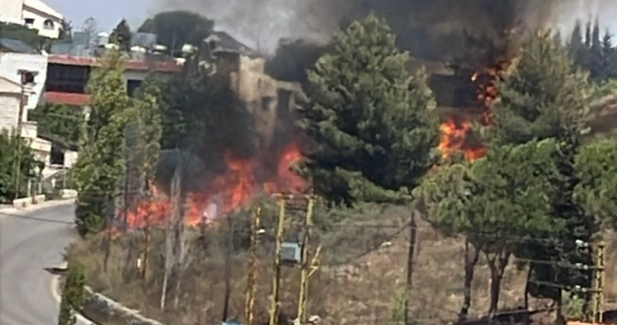 Wildfires Rage in Akkar as Flames Threaten Homes