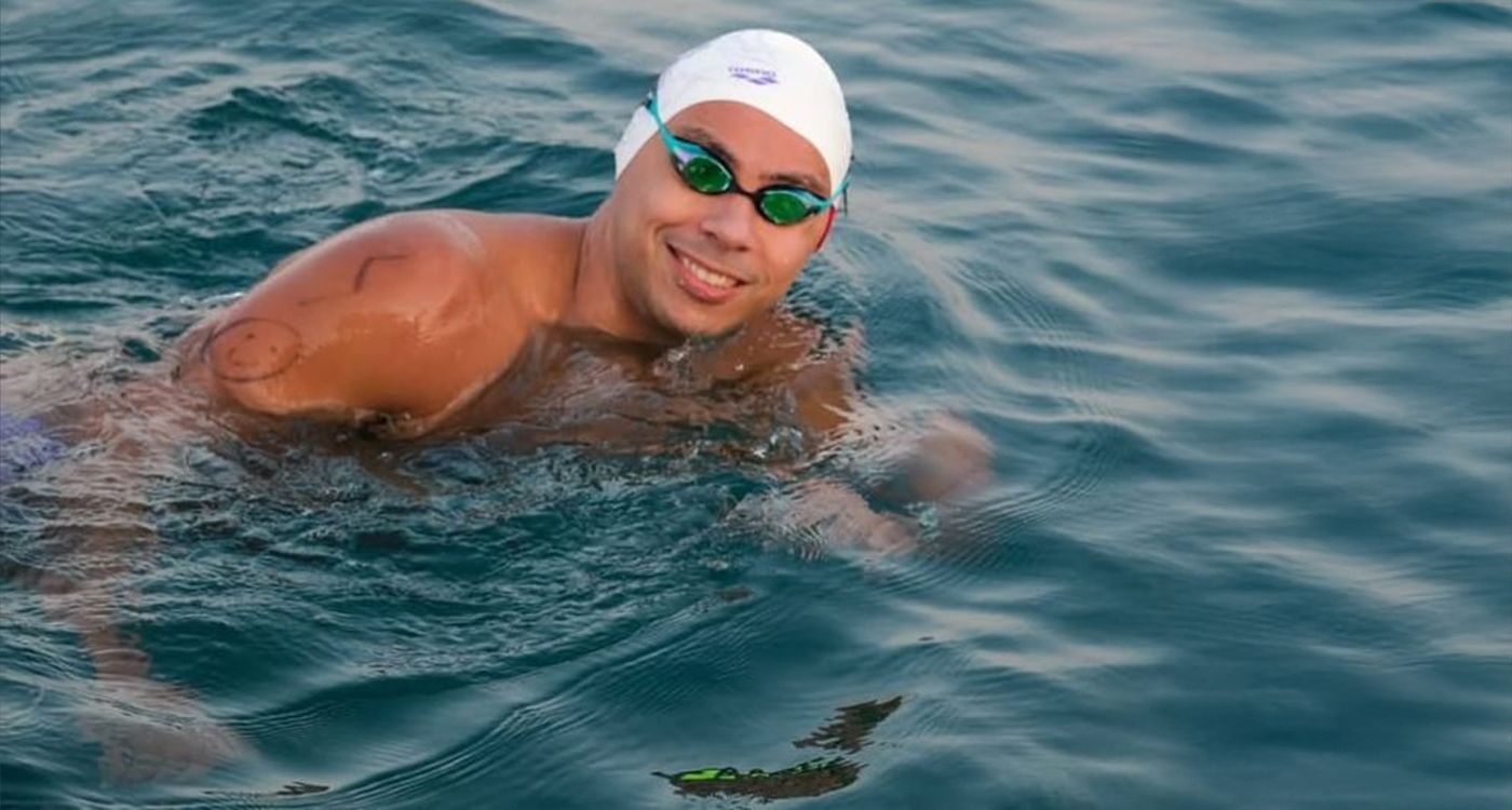 No Breaks, No Limits: Tabchy’s Epic Swim Through Dubai’s Waters