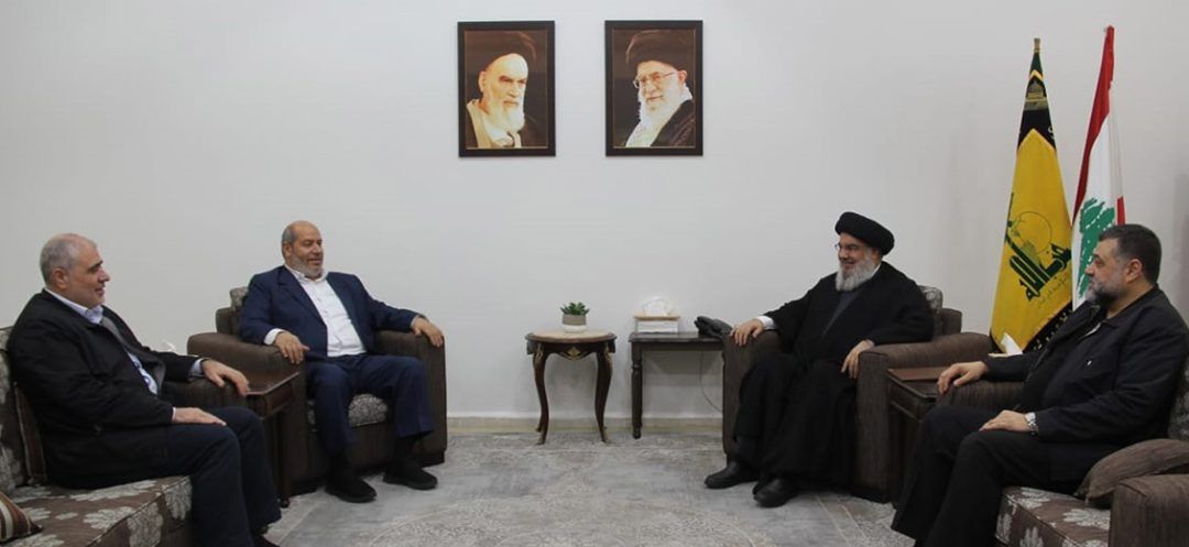 Nasrallah and Hamas Officials Meet to Discuss Latest Developments