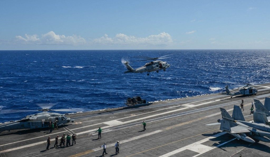 US Navy Helicopter, Jet Crash Into South China Sea