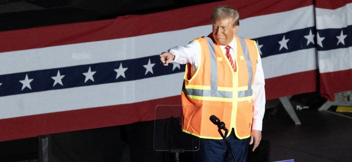 Trump in a Garbage Truck, Harris in Wisconsin