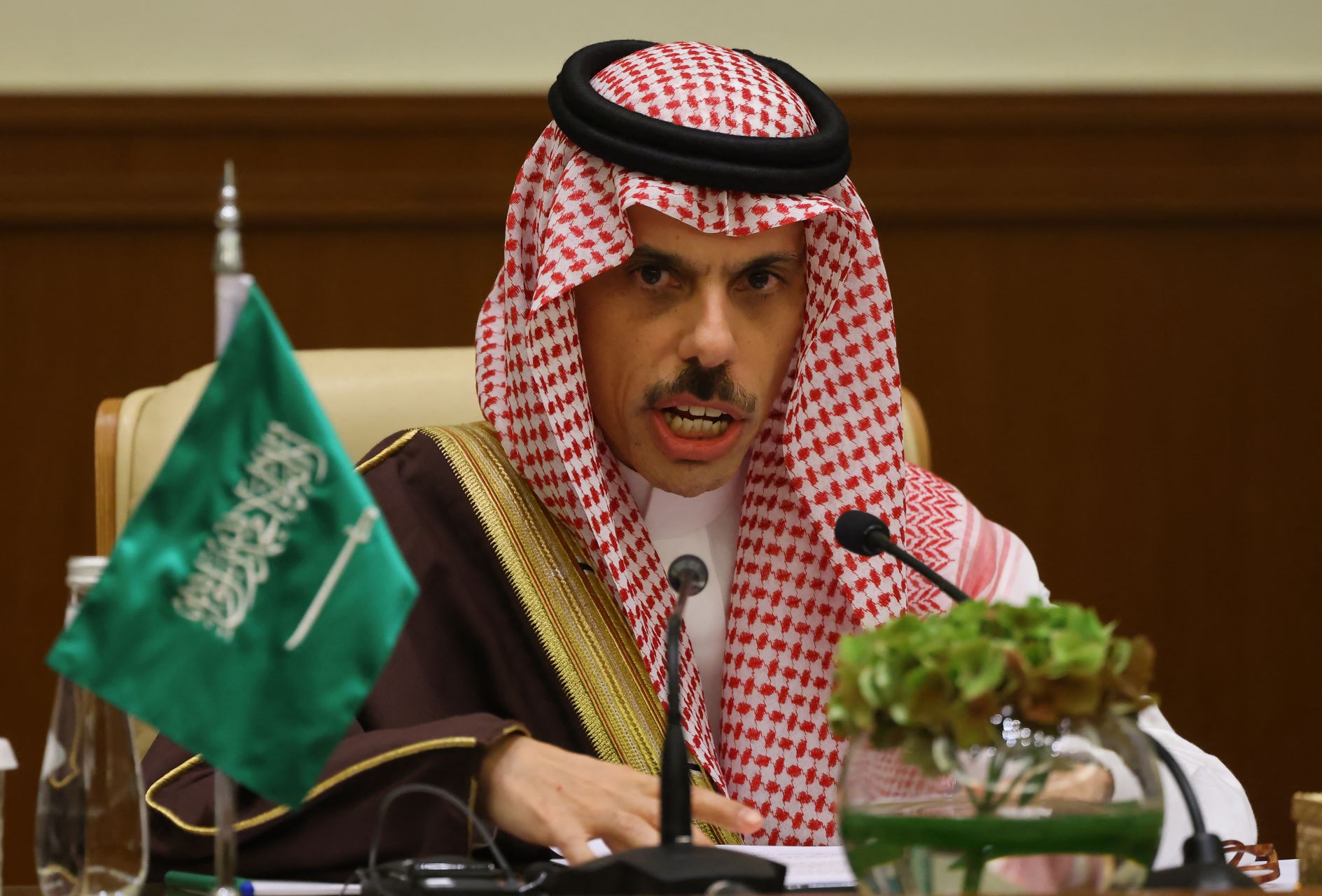 Saudi FM Advocates for Ceasefire in Gaza and Implementing Two-State Solution