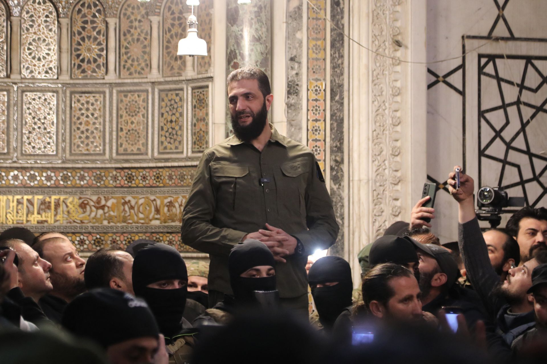 Syria Islamist Rebel Chief Hails ‘Victory’, at Landmark Damascus Mosque