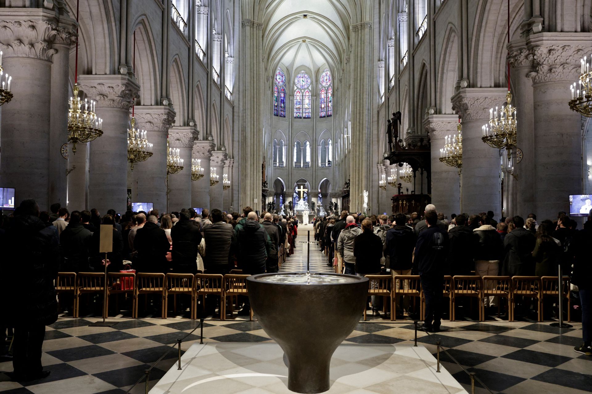 Notre-Dame De Paris Hosts Its First Christmas Masses Since The Fire In 2019