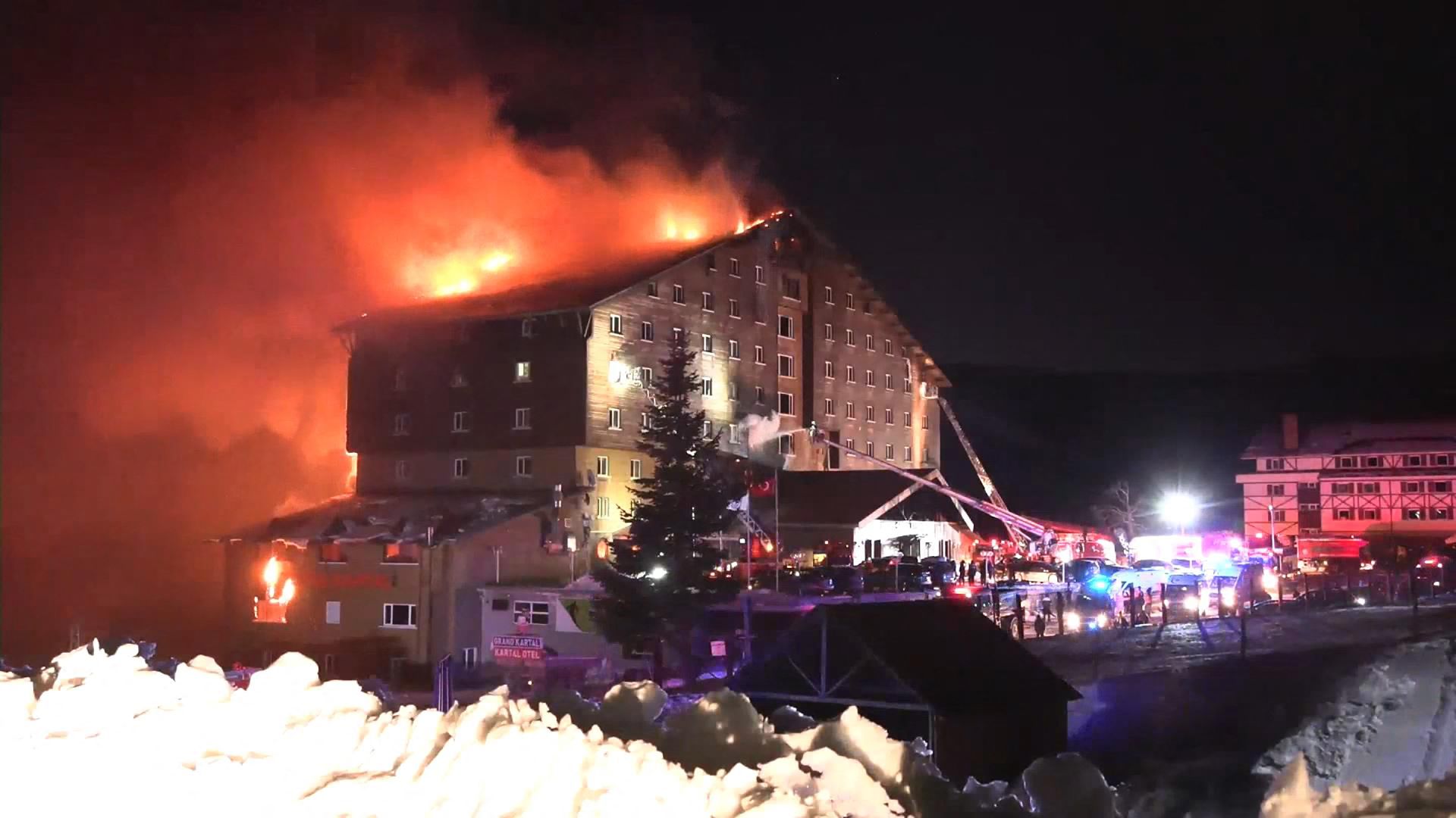 Fire at Turkey Ski Resort Hotel Kills 66, Injures 51 