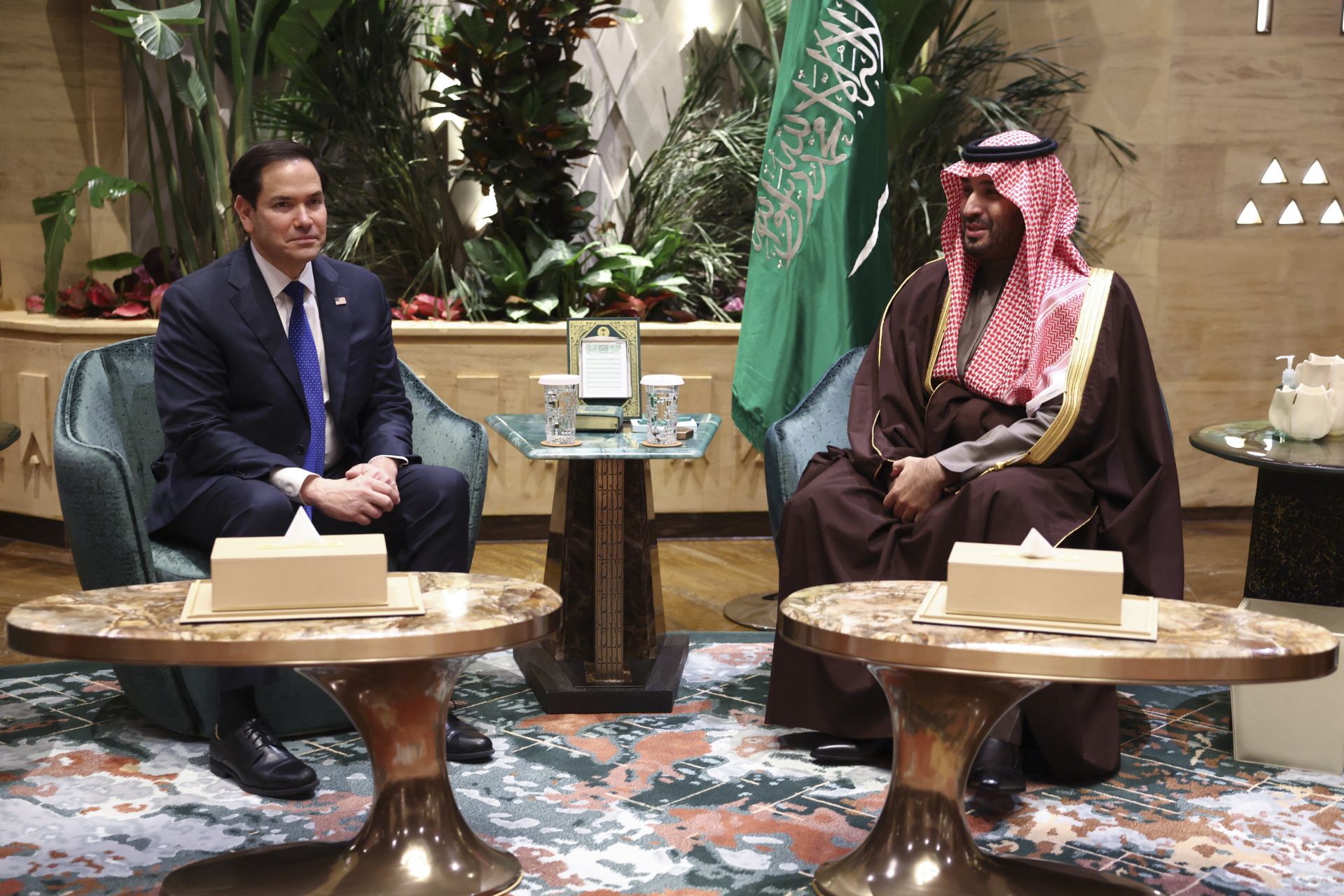 Top US Diplomat Rubio Meets Saudi Crown Prince in Riyadh