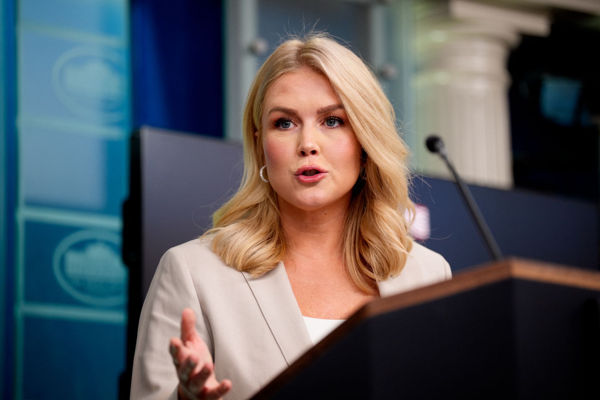 Leavitt Says U.S. Talks with 'More Rational' Iranians are Ongoing