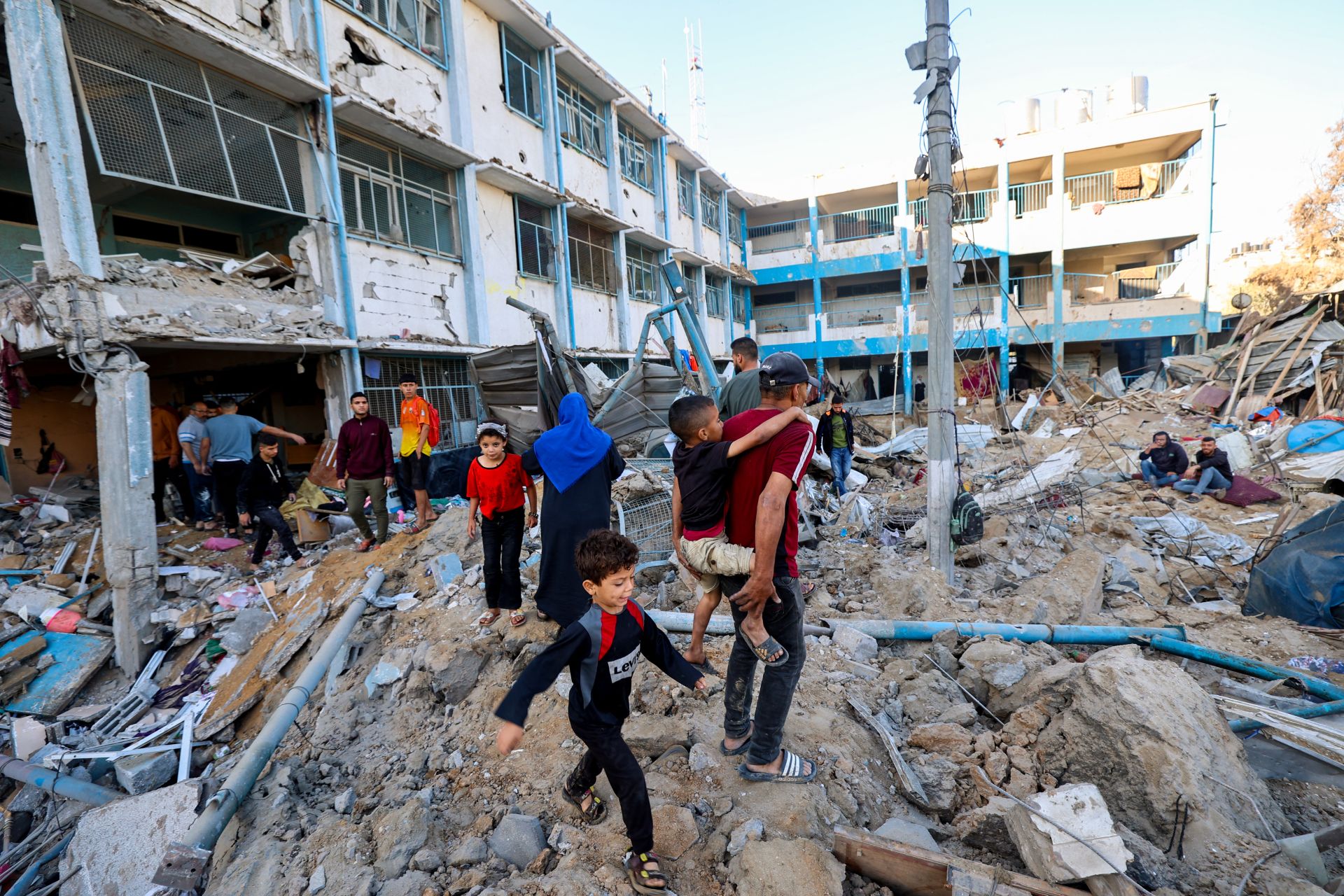 26 Killed in Israeli Strikes on Gaza, Including 15 at School Shelter