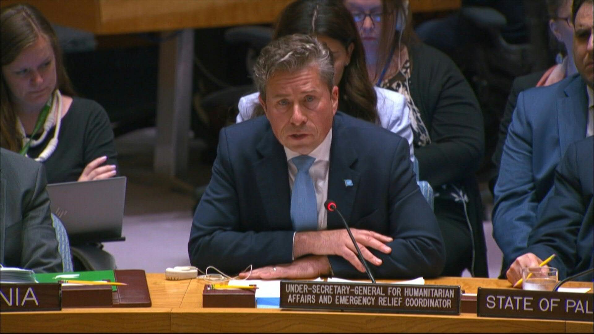 UN Relief Chief Urges Action ‘To Prevent Genocide’ in Gaza