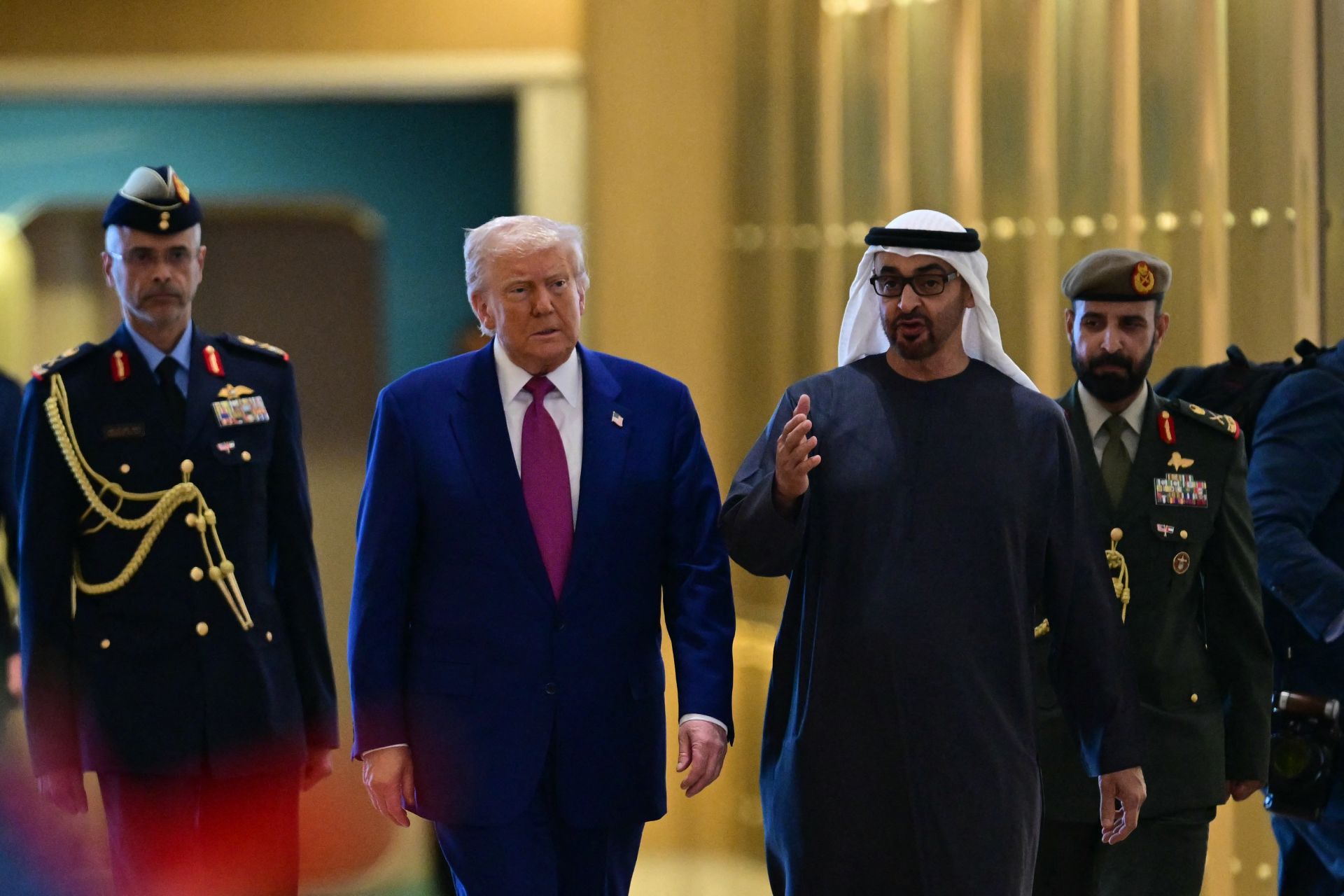 Trump Lands in Abu Dhabi on Last Leg of Gulf Tour