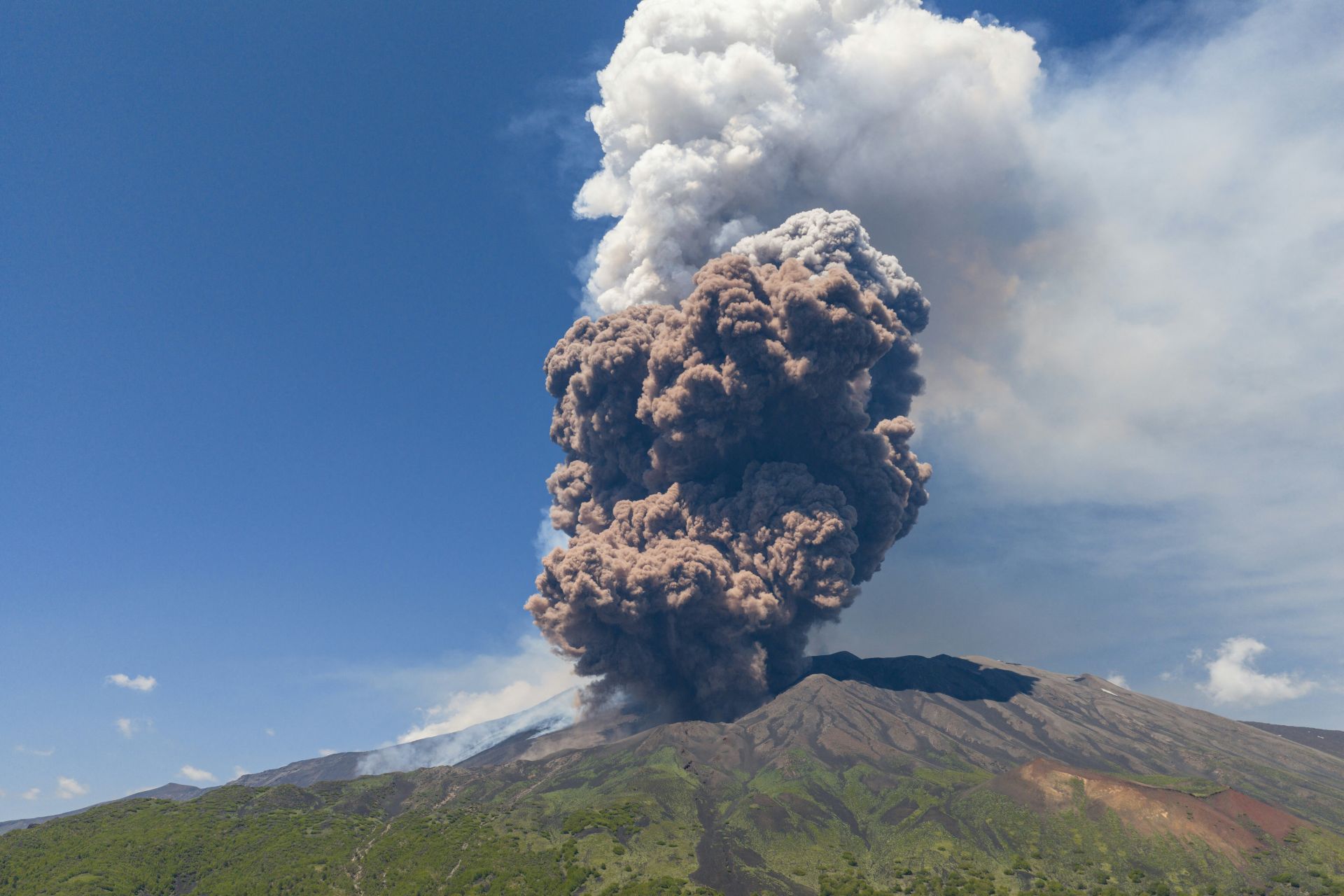 Italy's Mount Etna Erupts, Spewing Ash, Gas and Rock