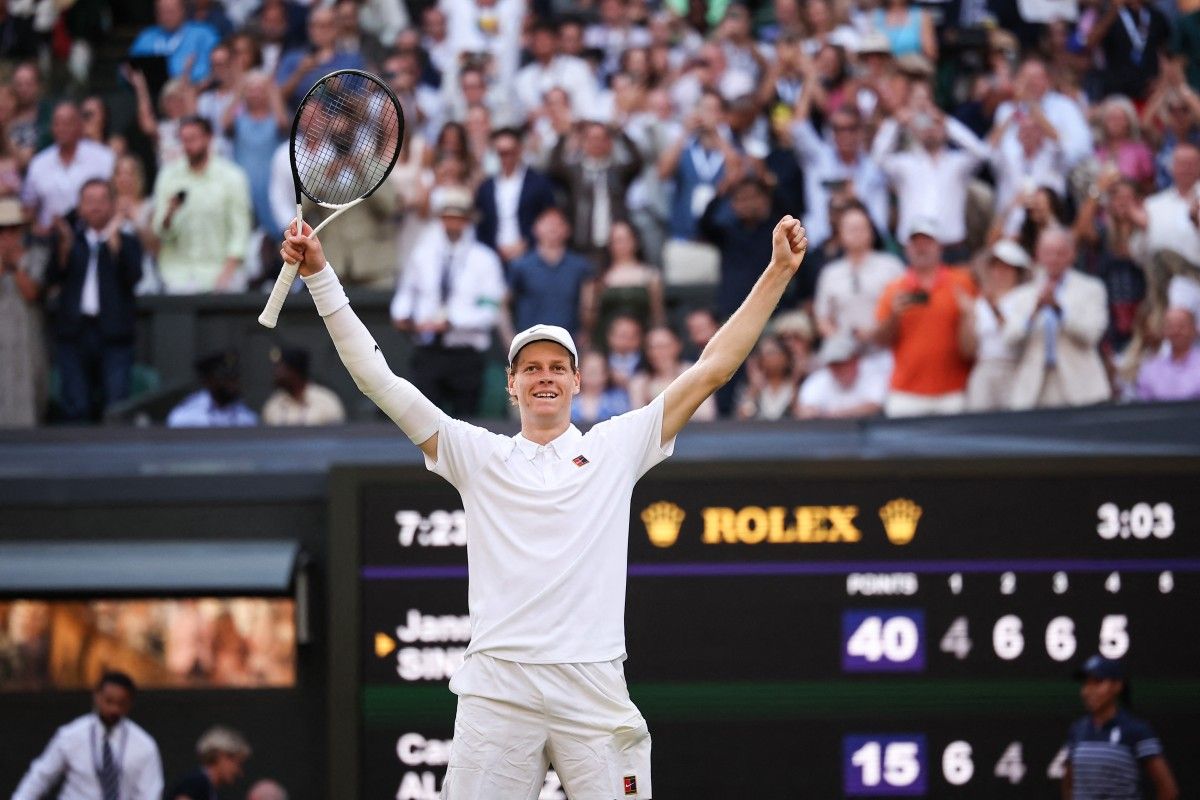 Sinner Gains Alcaraz Revenge as He Wins First Wimbledon Cup