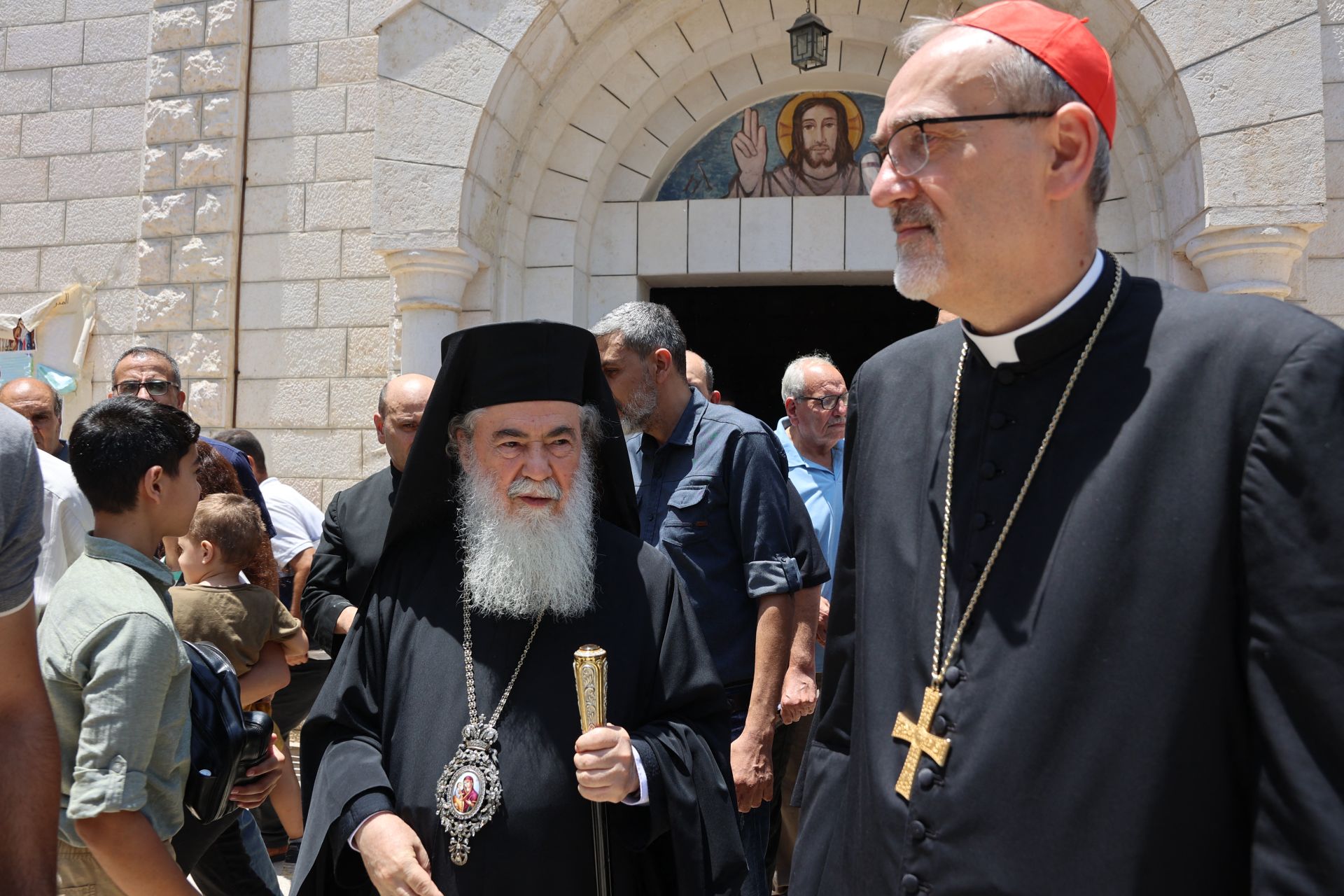 Top Holy Land Clerics Visit Gaza after Deadly Church Strike