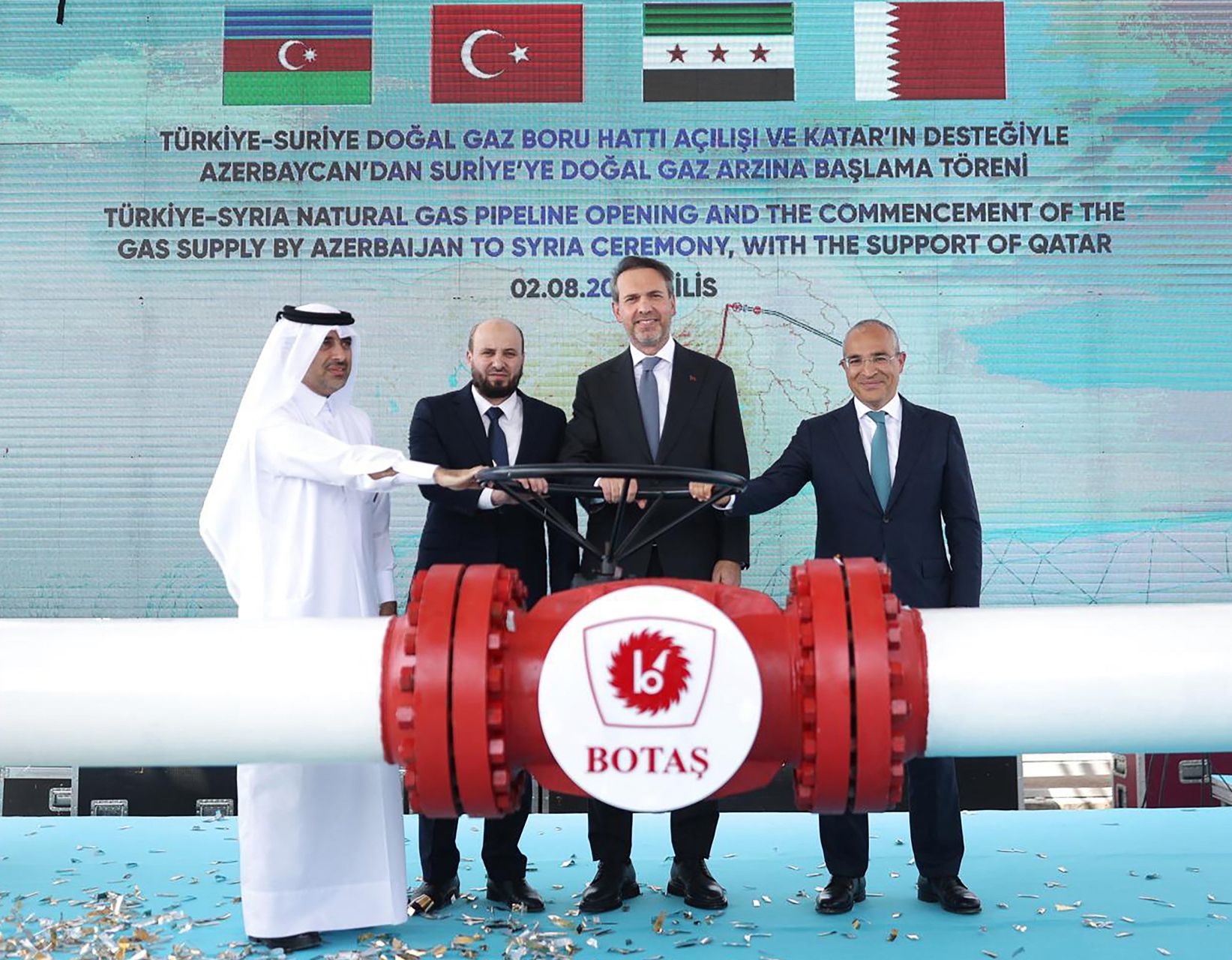 Turkey Starts Supplying Azerbaijani Gas to Boost Syria's Power Output