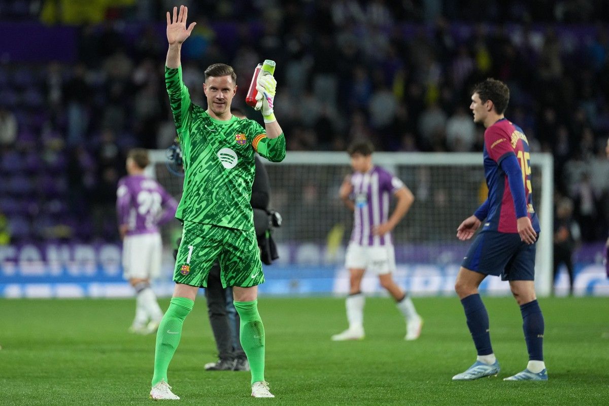 Barcelona Strip Ter Stegen Of Captain's Armband