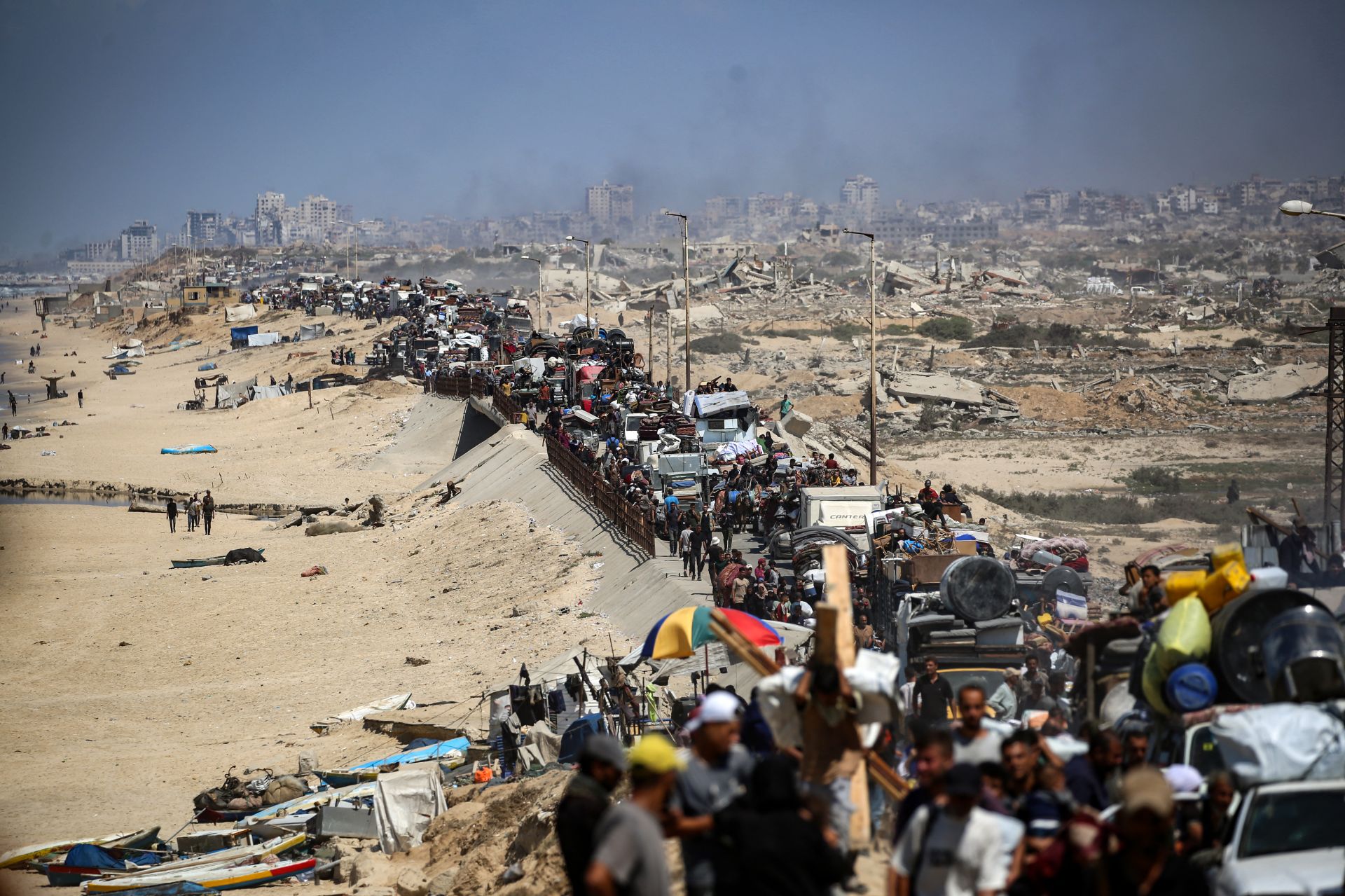 Israel Army Says Intercepts Projectile from Gaza City