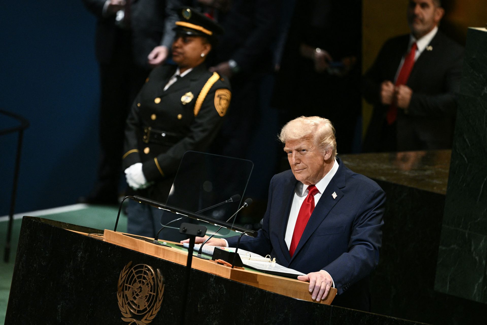 Trump Attacks UN and Europe in Blistering Comeback