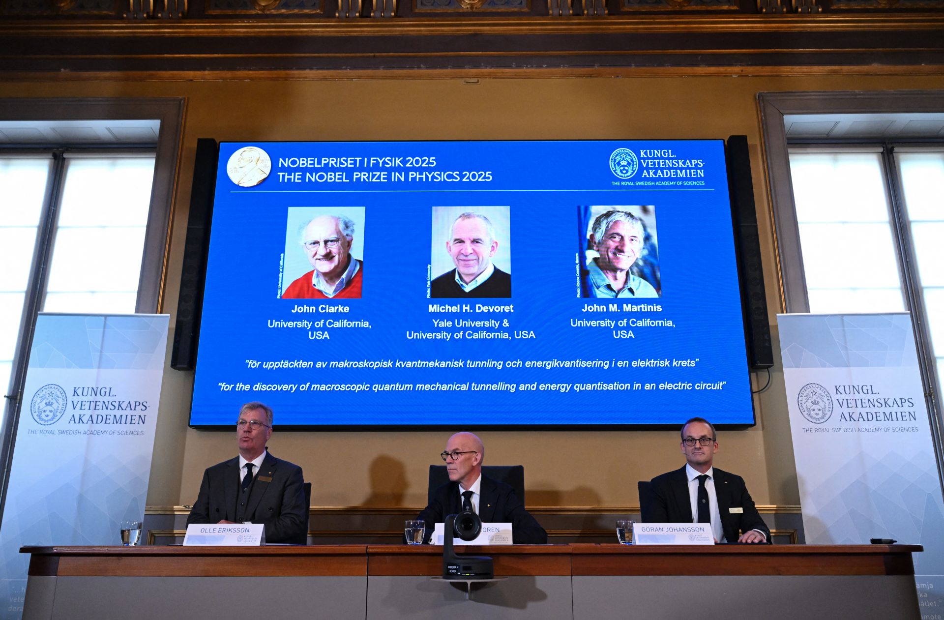 Trio Wins Physics Nobel for Quantum Mechanical Tunnelling