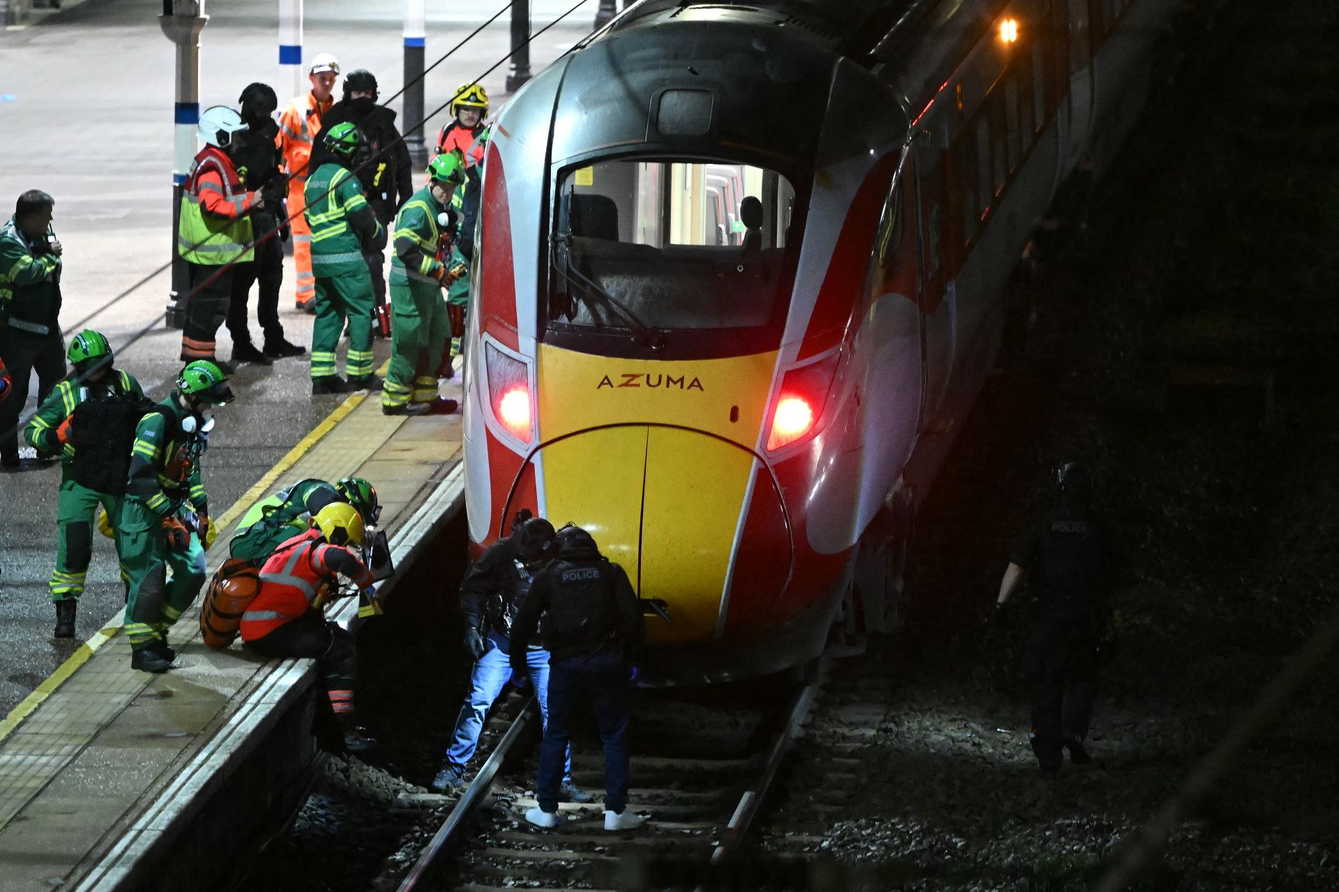 UK Police Probe Mass Train Stabbing That Wounded 10