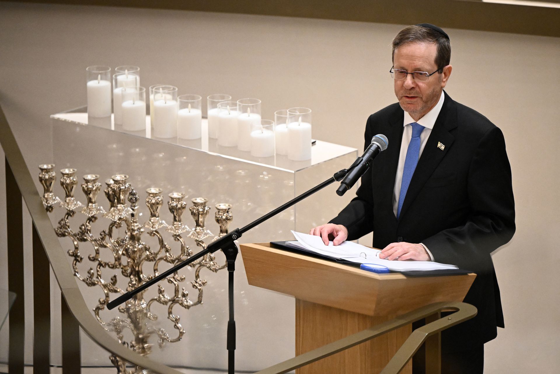 Israel President Says Hopes U.S.-Israel Talks Can Undermine Iran's 'Empire of Evil'