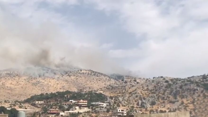 Israeli Airstrike Destroys Broadcast Site in West Beqaa, Interceptor Falls Near Hospital